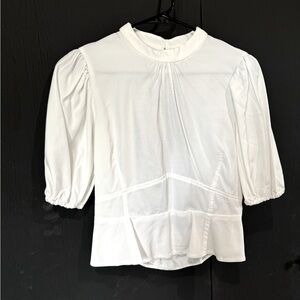 HYFVE - backless - white blouse - size L - no snags or tears